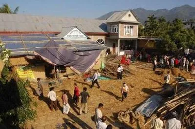 Nepal: Sập khu nhà tập thể nhà thờ, 24 người chết